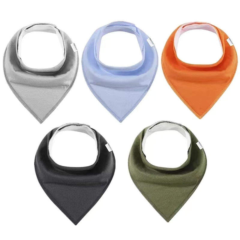 Baby Nursery Boy - 3pcs Bibs Baby Saliva Scarf Triangle