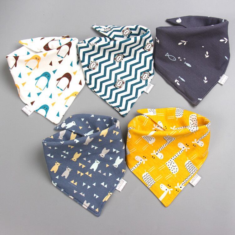 5 Pcs/set Baby Bandana Bibs Sc - đánh giá và giá Baby Nursery Boy