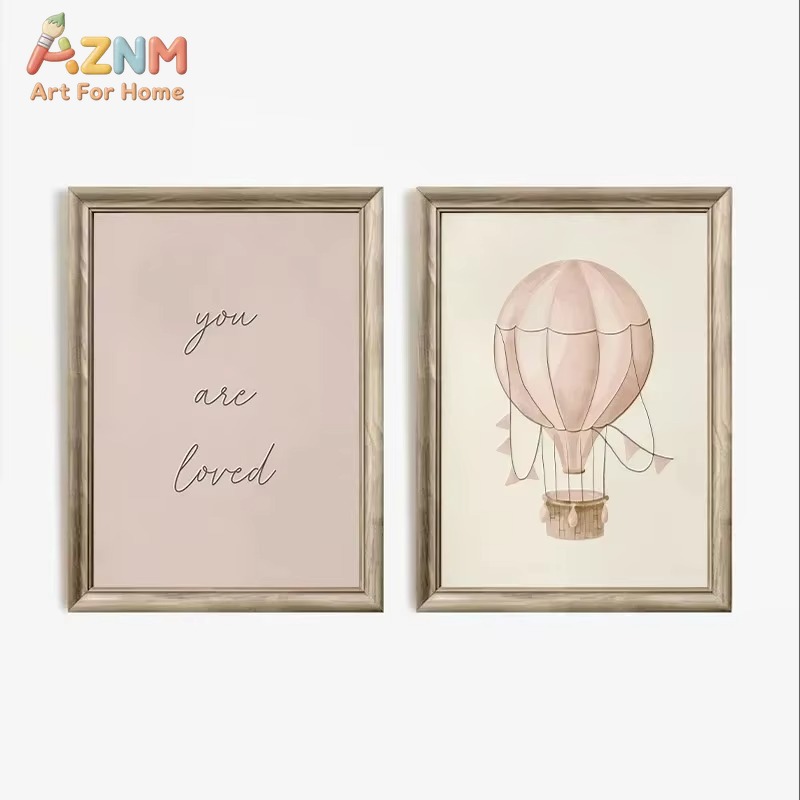 Bunny Nursery Canvas Wall Art  - đánh giá và giá Baby Nursery Frames