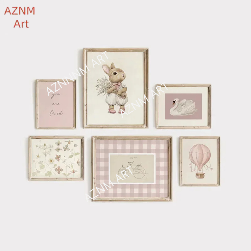 Pink Nursery Gallery Art Wall  - đánh giá và giá Baby Nursery Wall Lights